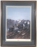 Gary Swanson Signed “stone Sheep“ Print