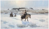 John Clymer (1907-1989) “winter Trail” Print