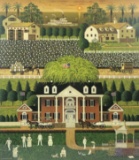 Charles Wysocki Signed “cotton Country “ Print