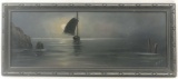 Harry Leonard Lopp “sailing“ Oil On Board