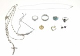 Sterling Silver Necklaces, Rings, & Earrings