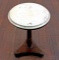 Traditional Marble Top Pedestal Lamp Table
