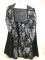 (3pc) Formal Black & Silver Crop Jacket & Skirts