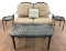 4pc Patio Set W/ Bench, End Tables & Coffee Table