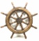 Vintage Decorative Wood Ships Wheel