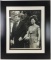 Rare Framed Mr & Mrs. Kennedy Photograph