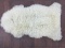 46in Sheep Fur Hide / Accent Rug