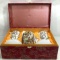(13pc) Wy Asian Style Tea Set In Box
