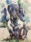 Beagle Dog Framed Print Portrait