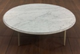 Mid Century Modern Style Marble Top Coffee Table