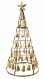 Rustic 49in Christmas Bell Tree Decor