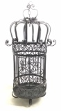 Vintage Victorian Style Wrought Iron Bird Cage