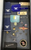 Vintage Lt. Col. Edward Hillding Military Pins