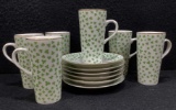 (12pc) Neiman Marcus Shamrock Irish Coffee Cups