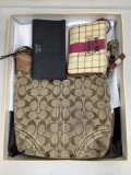 (3pc) Coach Material Bags, Purse & Wallets