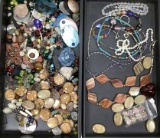 Assorted Rock, Glass & Beaded Jewelry