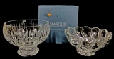 (2pc) Marquis By Waterford Bowl & Crystal Bowl
