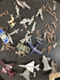 Assorted Vintage Lead Figures & Other Toys