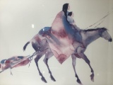 Carol Griggs Mother & Child On Horse Lithograph