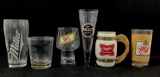 (21pc) Vintage Assorted Miller Beer Glassware