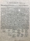 United States Declaration Of Independence Print