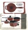 (2 Pc) Cast Iron Sauce Pot & Cookware Set