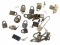 Assorted Vintage Locks, Bolts, Keys