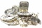 Vintage Silverplate Serving Trays, Candelabras