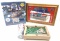Pinball Game, Budweiser Sign, Mini Billiard Set