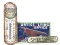 (3 Pc) Shell Motor Spirit Sign & Flying Tin Sign