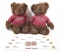 Pair Of Indian Motorcycle Teddy Bears