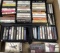 Assorted Lot Of Cassette Tapes And Carrying Cases