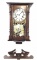 North Star, 31 Dat Wood Wall Clock W/ Pendulum