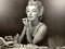 Marilyn Monroe Applyin Lipstick Giclee On Board
