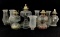 Vintage Oil Lamps & Glass Tops