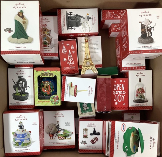 Assorted Hallmark Keepsake Christmas Ornaments