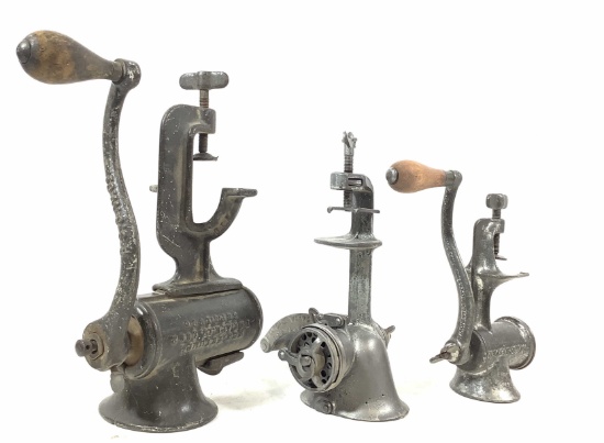 Vintage Assorted Meat Grinders