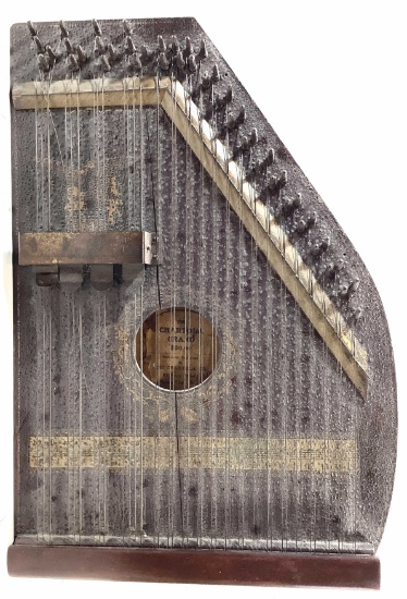 Antique Wooden Zither, The Chartola Grand