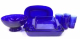 (10 Pc) Blue Anchor Over Ware Cups & Dishes