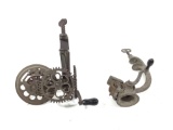 Vintage Cast Iron Apple & Raises Peeler