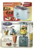 (2 Pc) Brentwood Toaster & Blender W/ Glass Jar