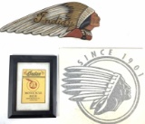 Indian Motorcycle Wood Decor, Sticks, Framed Art