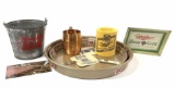 Vintage Miller Beer Trays, Buckets, Coasters, Mug