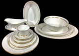 (64pc) Oxford Bone China Andover Dinnerware