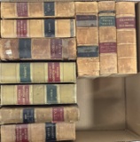 (10pc) Vintage Assorted Books, Decorative
