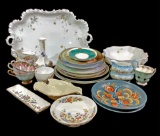 Assorted Vintage Porcelain China, Trays, Plates