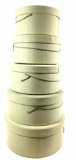 (5pc) Acg Green Group Hat Boxes