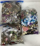 (3pc) Assorted Costume Necklaces & Earrings