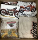 (8 Pc) Indian Motorcycles & Assorted Biker Shirts