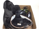 Hand Vac, Exercise Braces, Gym Bag